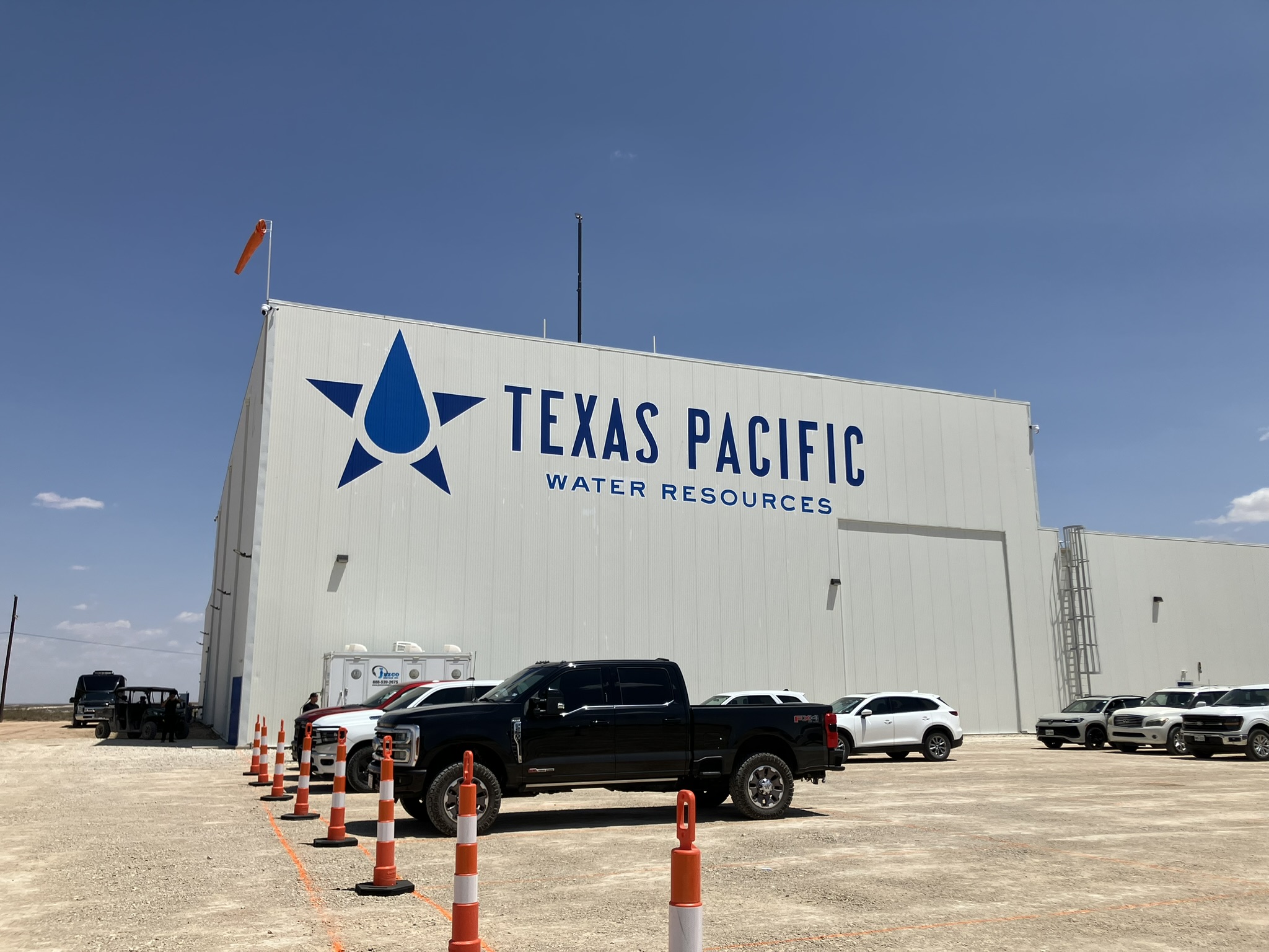 Texas Pacific Water Resources will be able to treat 10,000 barrels, or 420,000 gallons, of produced water a day at its facility in Orla.